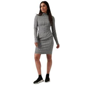 Athleta Delancey Textured Dress Skulptek Above Knee Light Fabric Stretch Large